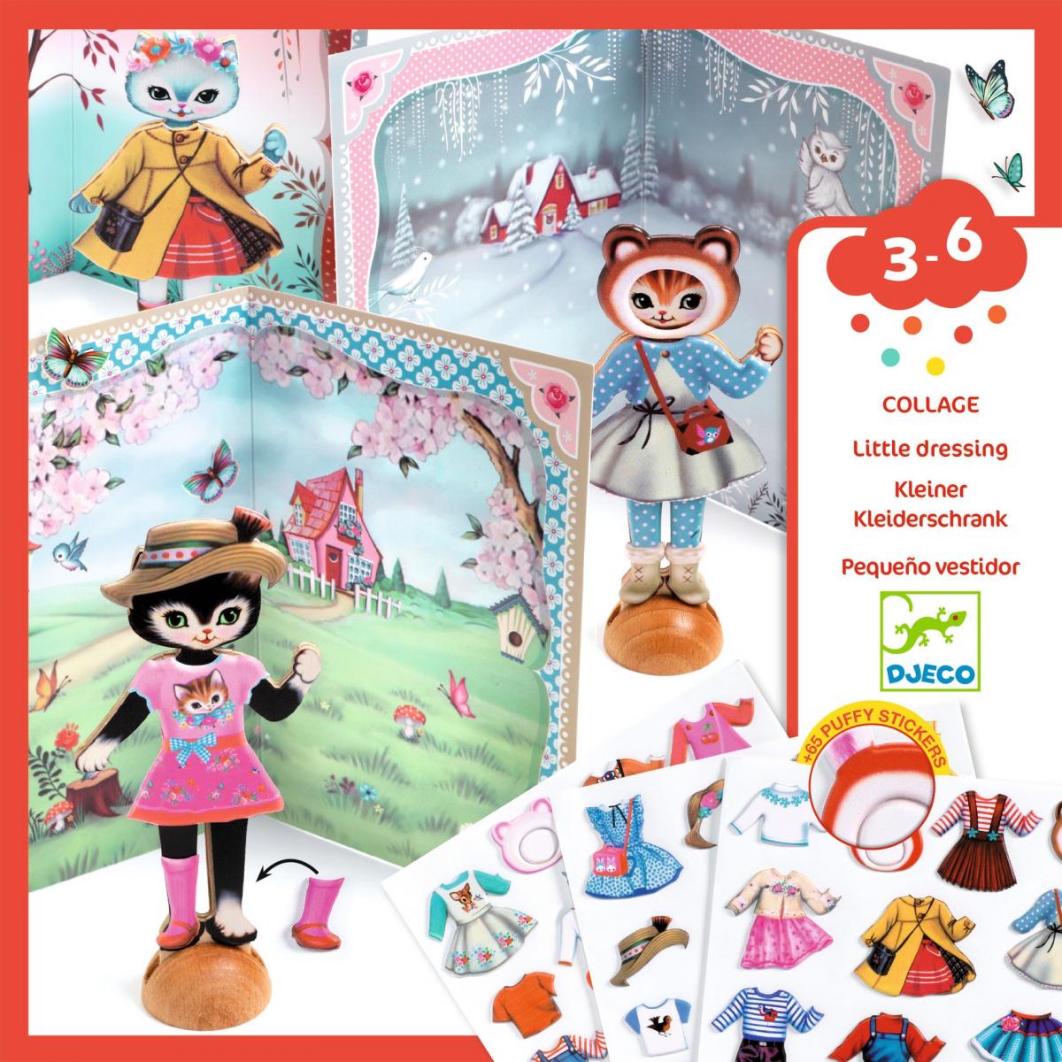 Little dressing Collage pour 3 - 6 ans v002226, DJECO