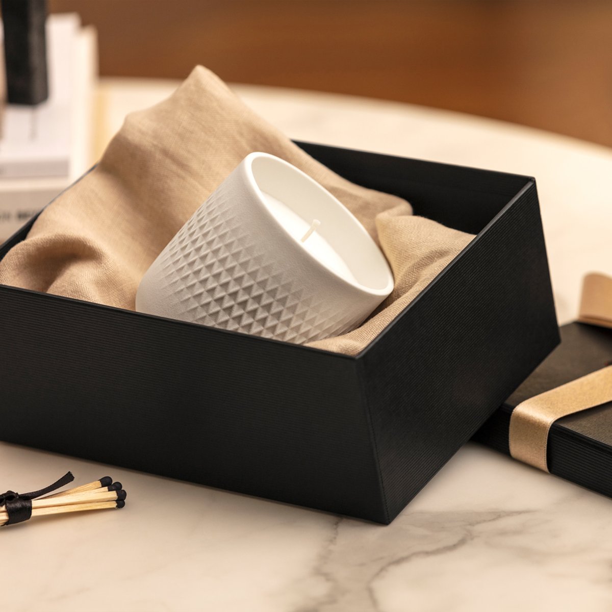 Bougie Parfumée Carré Mystery MANUFACTURE blanc, VILLEROY & BOCH