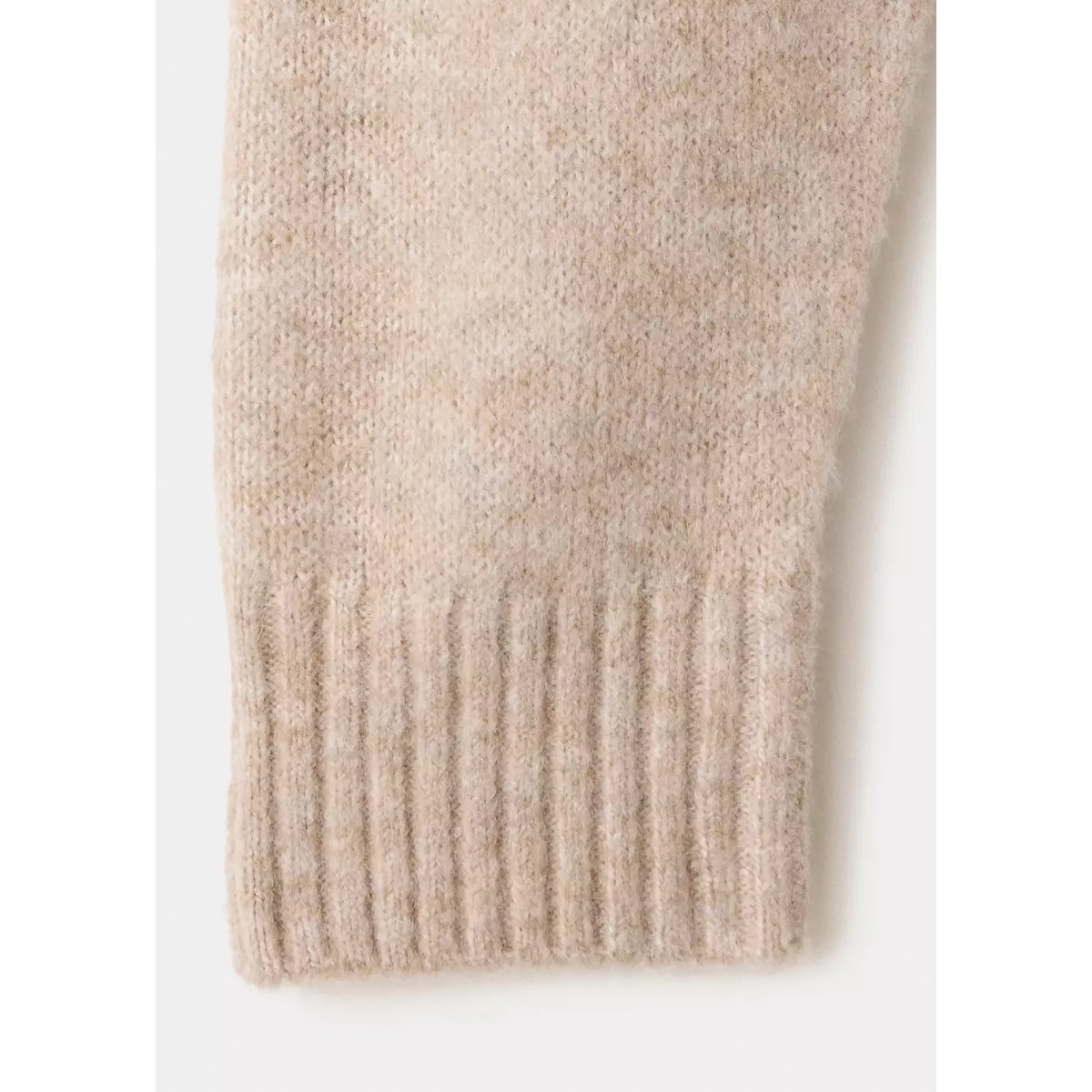 Pull-over maille oversize beige, MANGO KIDS