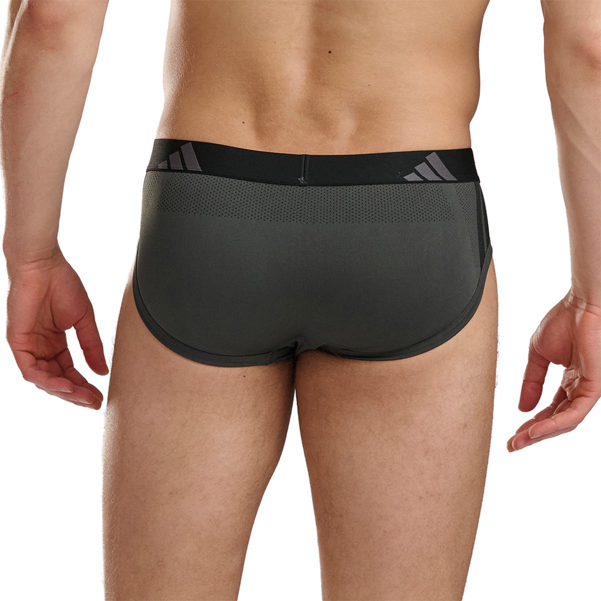 Slips, Lot de 2, ACTIVE MICRO FLEX noir-gris, adidas Performance