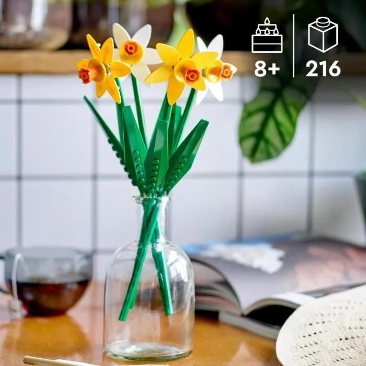 LEGO Botanicals - Bouquet de Jonquilles Éternelles - 40747 jaune, blanc, vert, LEGO