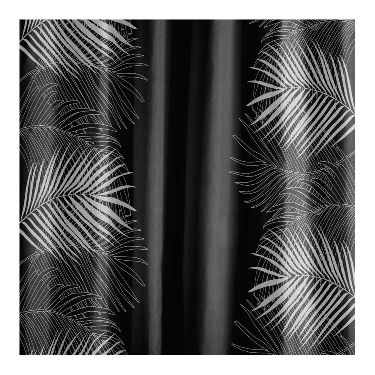 Rideau De Douche 180x200 Orbella Noir Argent noir, DECORATIE
