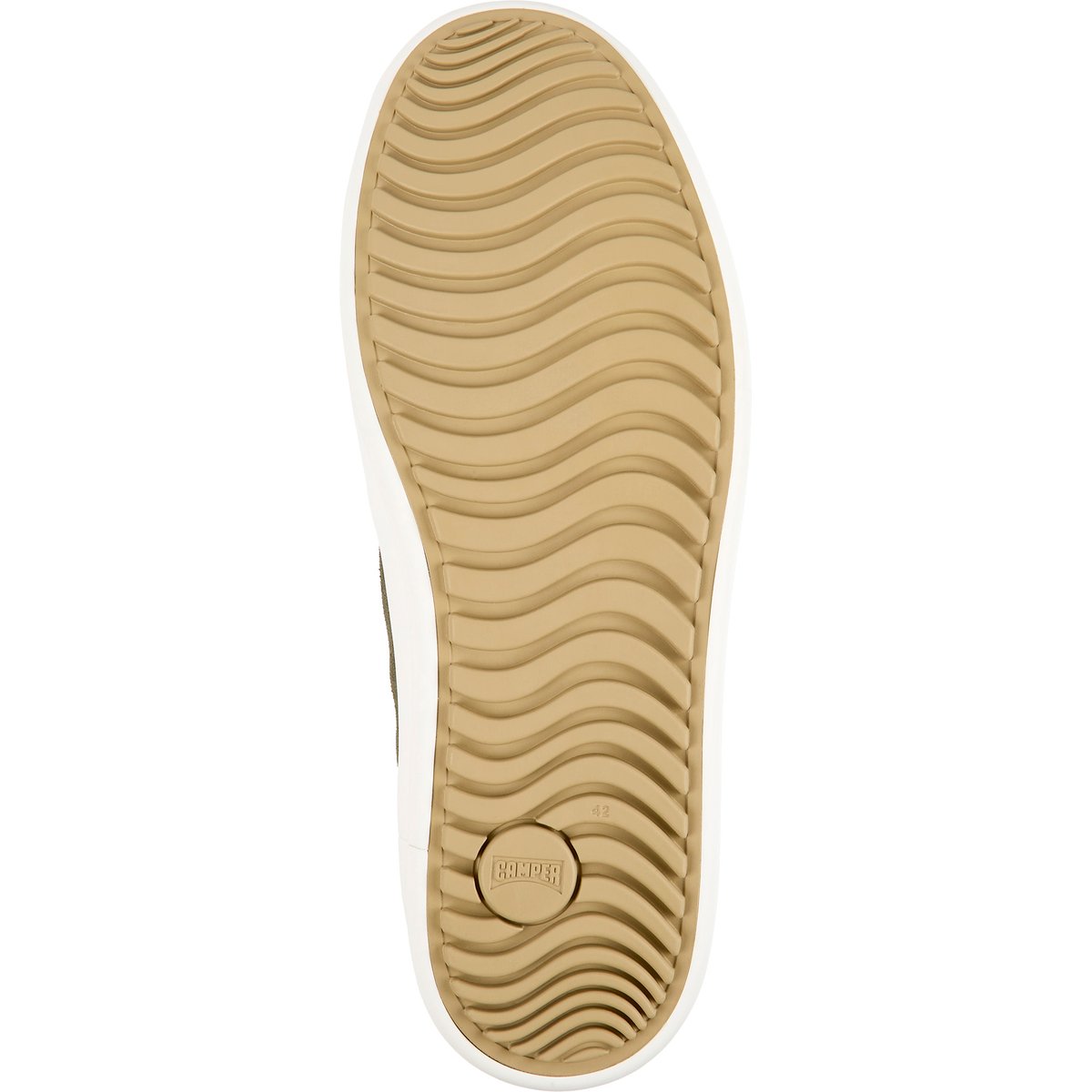 Baskets Chasis cuir vert moyen, CAMPER