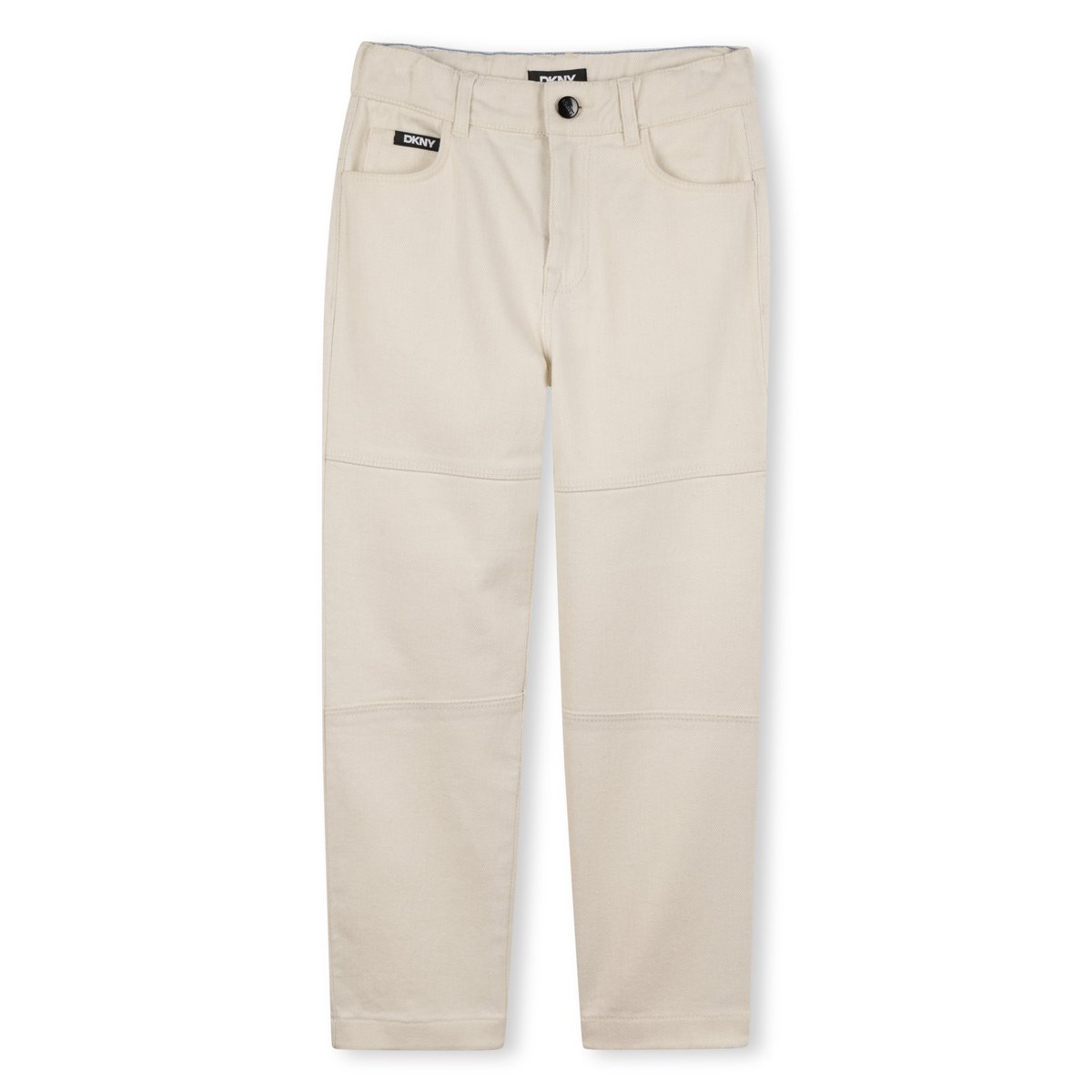 Pantalon en coton offwhite, DKNY