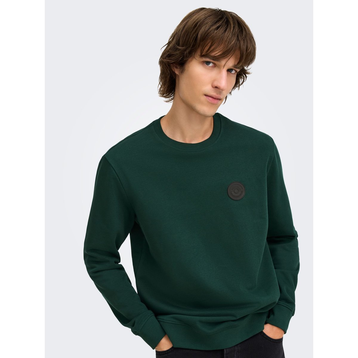 Sweat-Shirt verte - pine grove 1, ONLY & SONS
