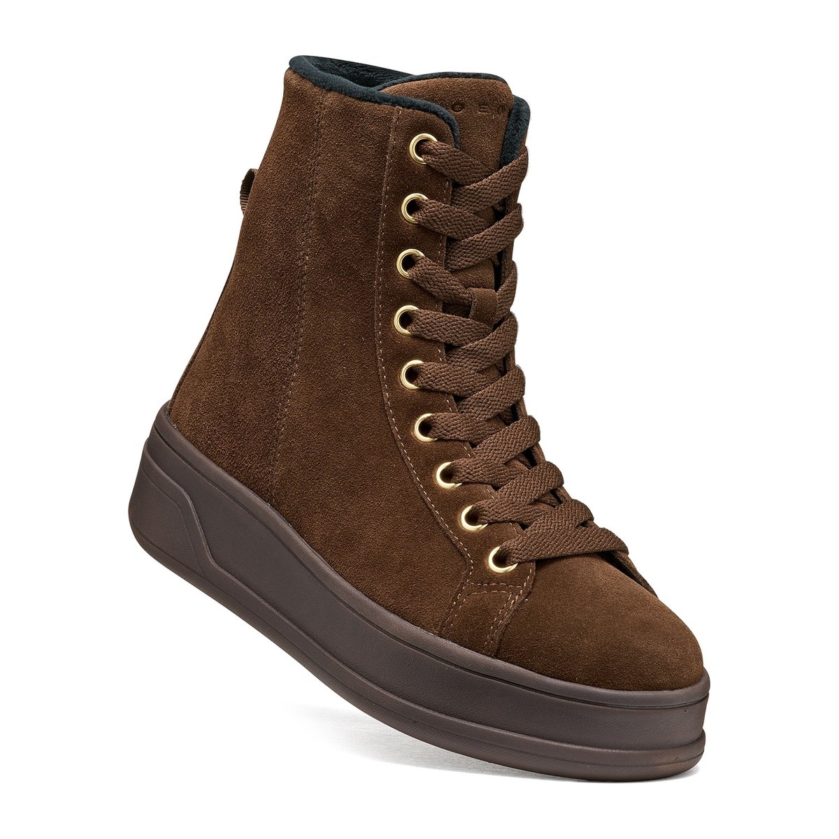 Bottines  D SPHERICA ECUB-2 marron foncé, GEOX