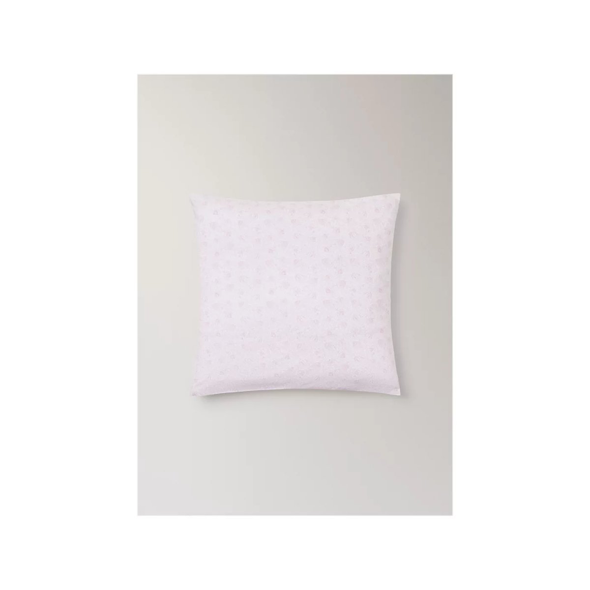 Taie d'oreiller enfant percale de coton fleurs 60x60 rose pastel, MANGO HOME