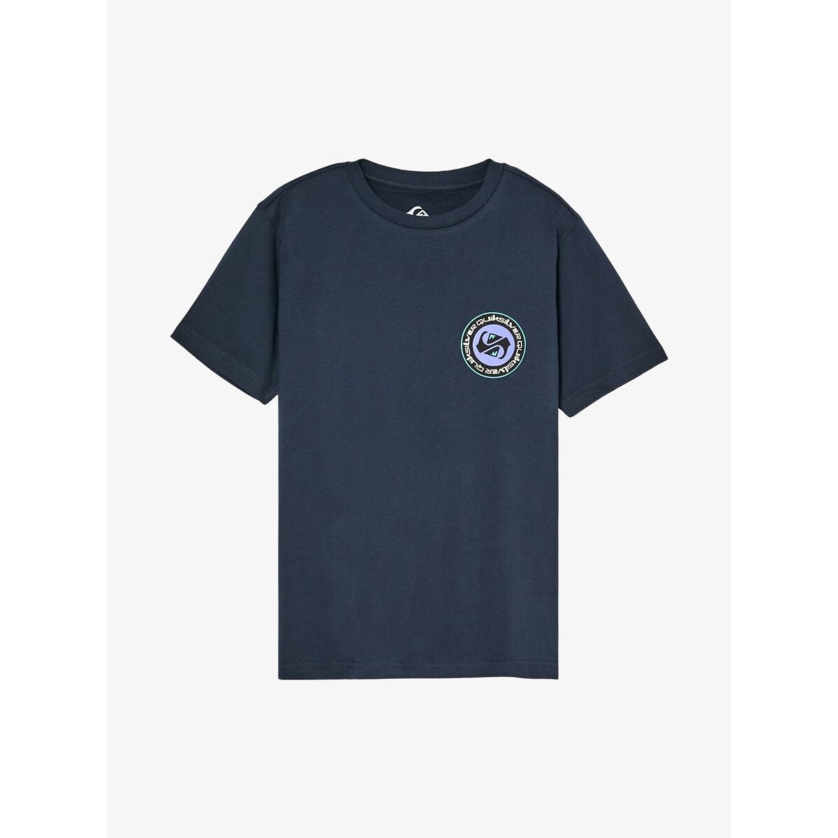 Back print short sleeve t-shirt navy blue, QUIKSILVER