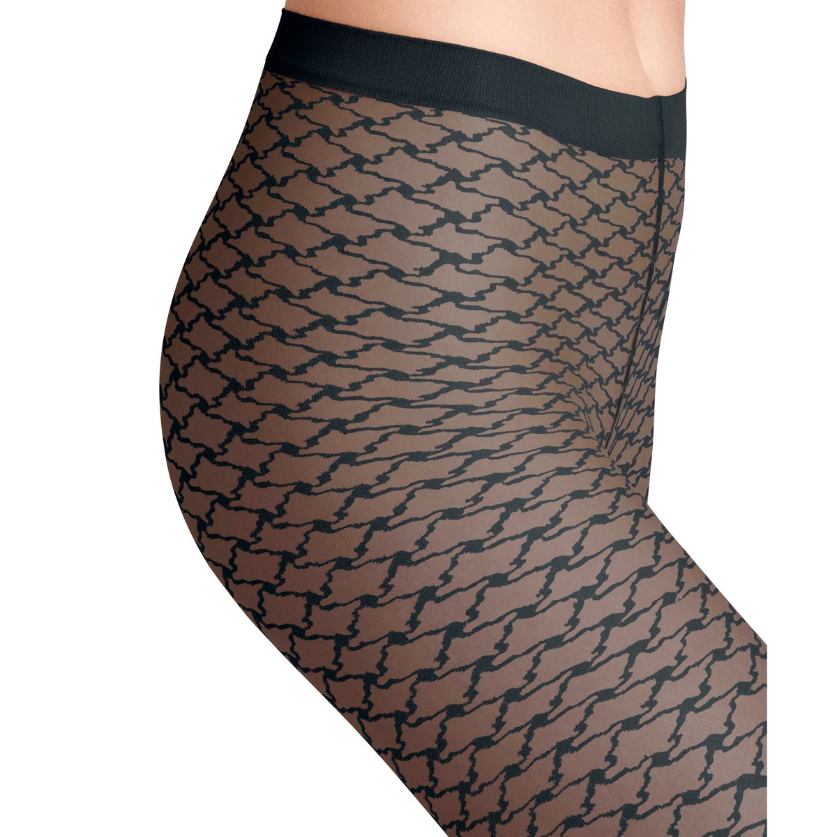 Collant Old Fashioned 20 Transparent bleu, FALKE