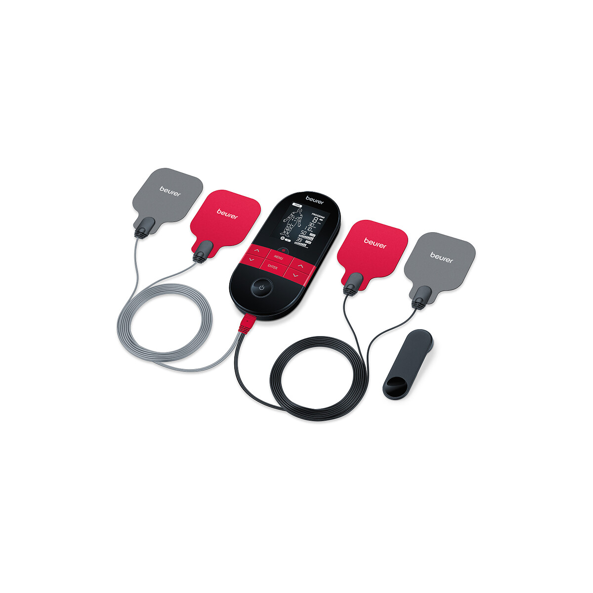 EM 59 Électrostimulateur chauffant noir, BEURER