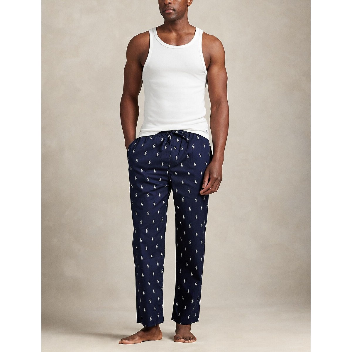 Calças de pijama, Pure Player estampado marinho, POLO RALPH LAUREN