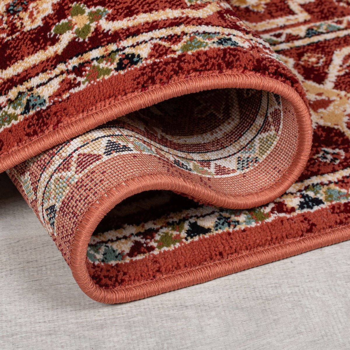 Tapis vintage GILLINGHAM rouge, FLAIR RUGS