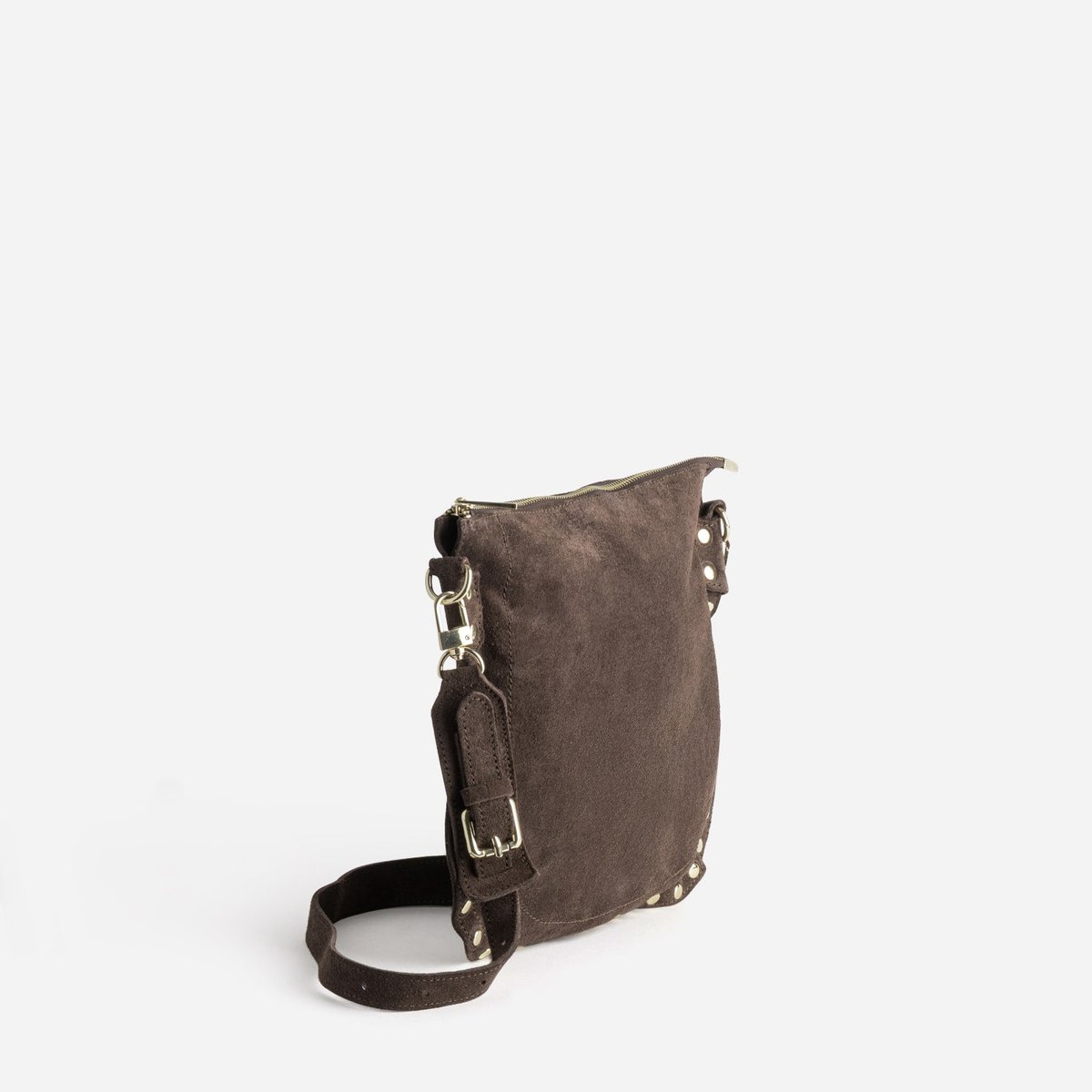 Sac Besace en cuir KAPIRI marron, ERAM