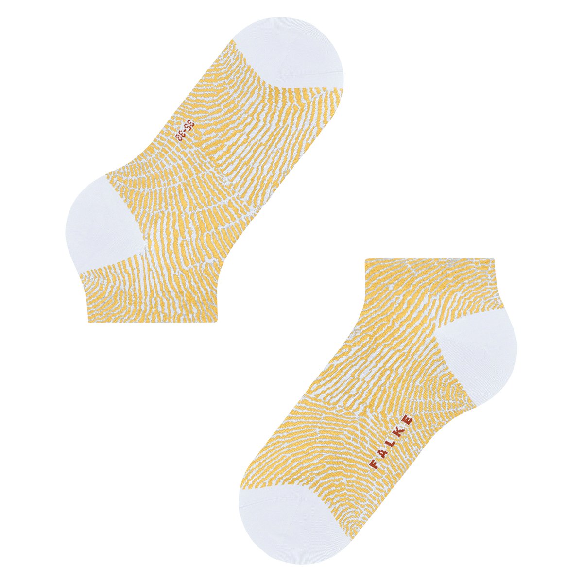 Socquettes Shell Intrigue blanc, FALKE