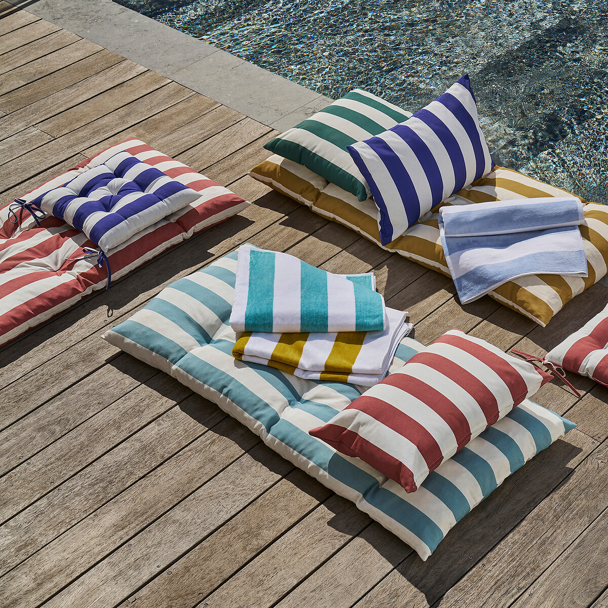 Matelas d'extérieur, Hendaye rouge, LA REDOUTE INTERIEURS