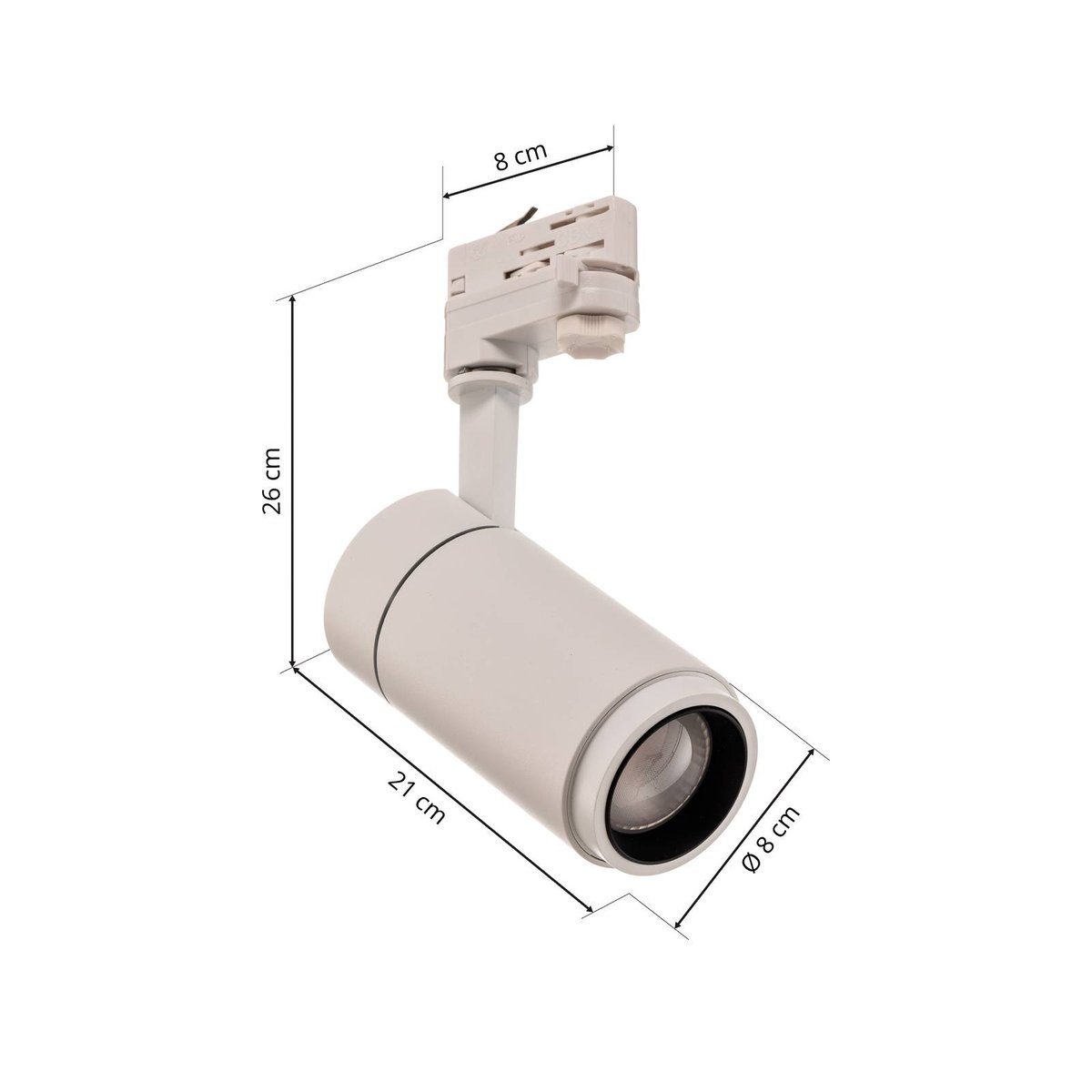 en aluminiumLED, Nanna blanc (ral 9016), ARCCHIO
