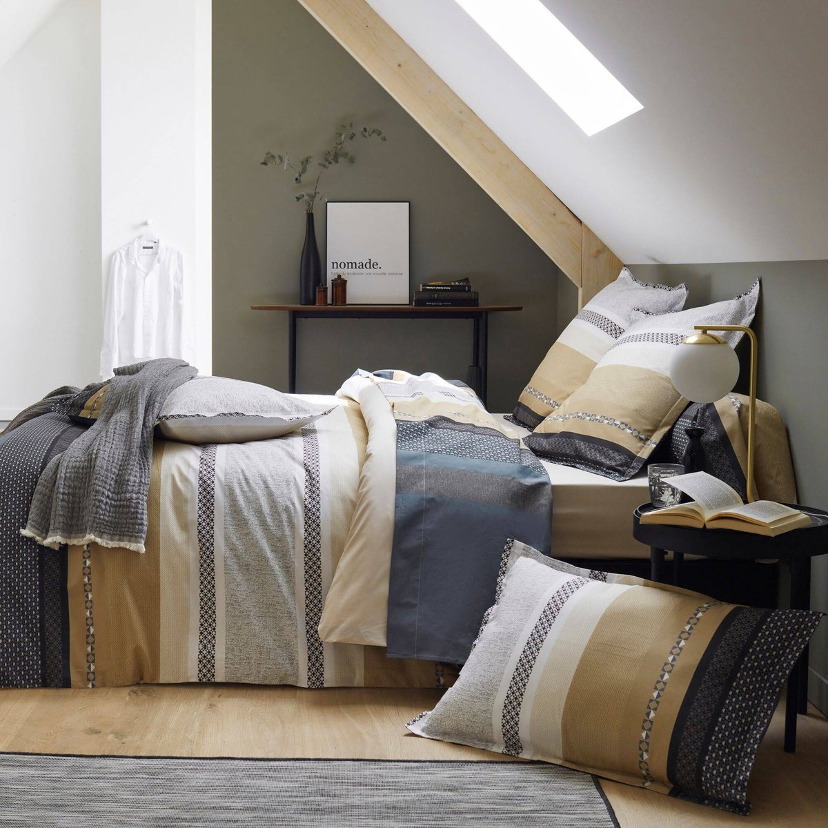Parure de lit percale - MARLOW ACIER acier, TRADILINGE