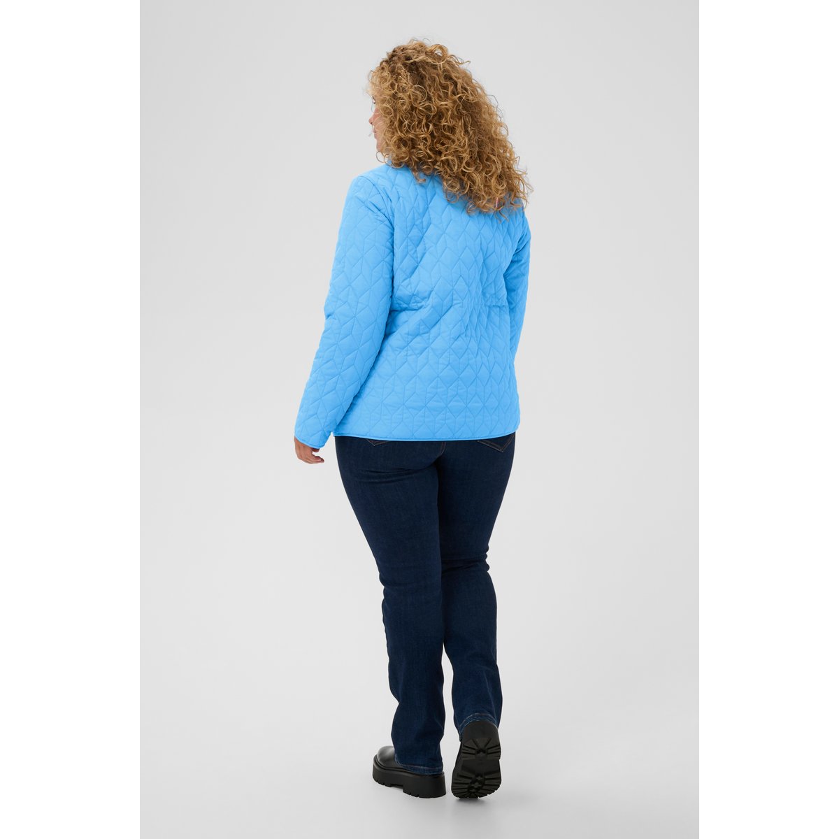 Manteau bleu azure blue, KAFFE CURVE