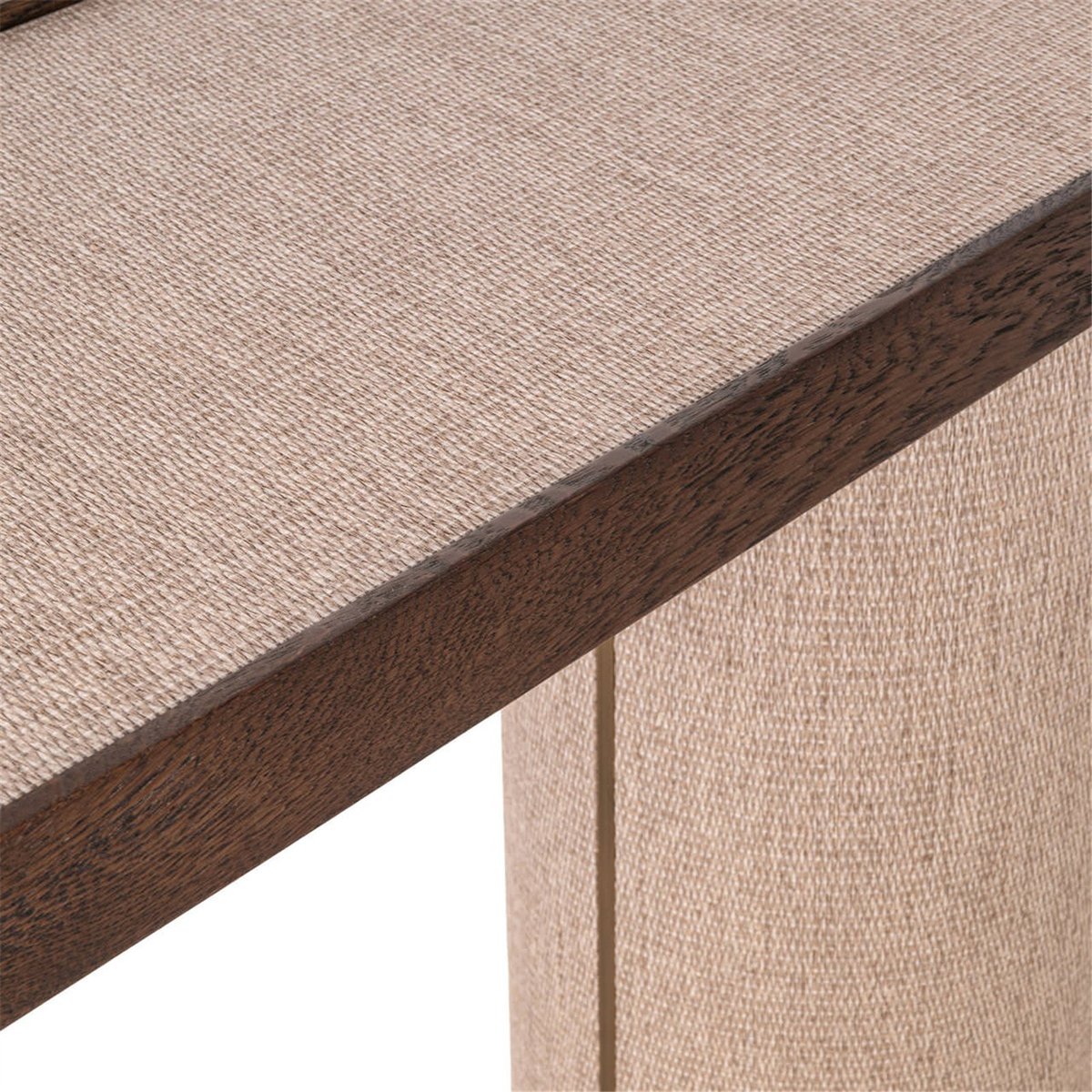 Console en chêne collection WILLOX beige et bois foncé, RECOLLECTION