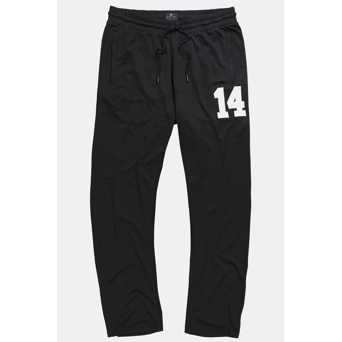 Pantalon de jogging en mesh, coupe Basic Fit noir, JP1880