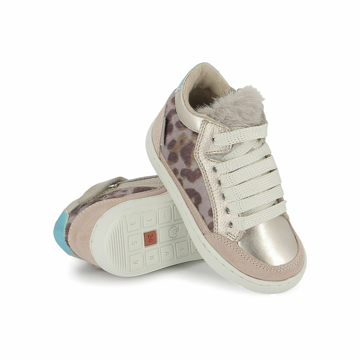 Scarpe da ginnastica Play Connect Fur malva, SHOO POM