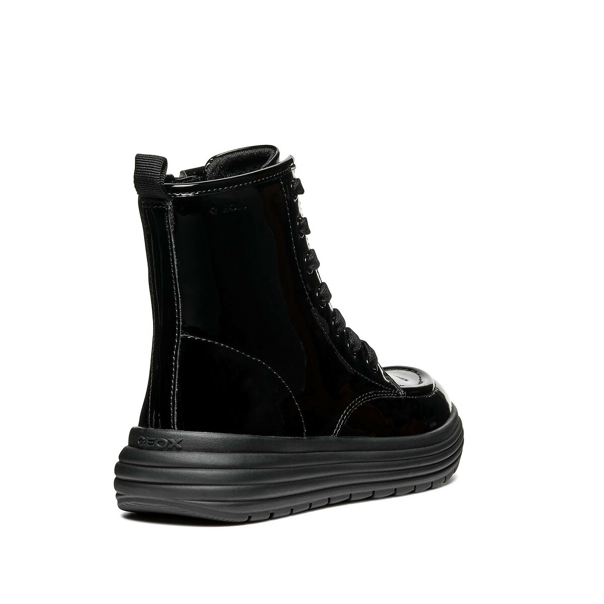 Botas respiráveis, envernizadas, Phaolae preto , GEOX