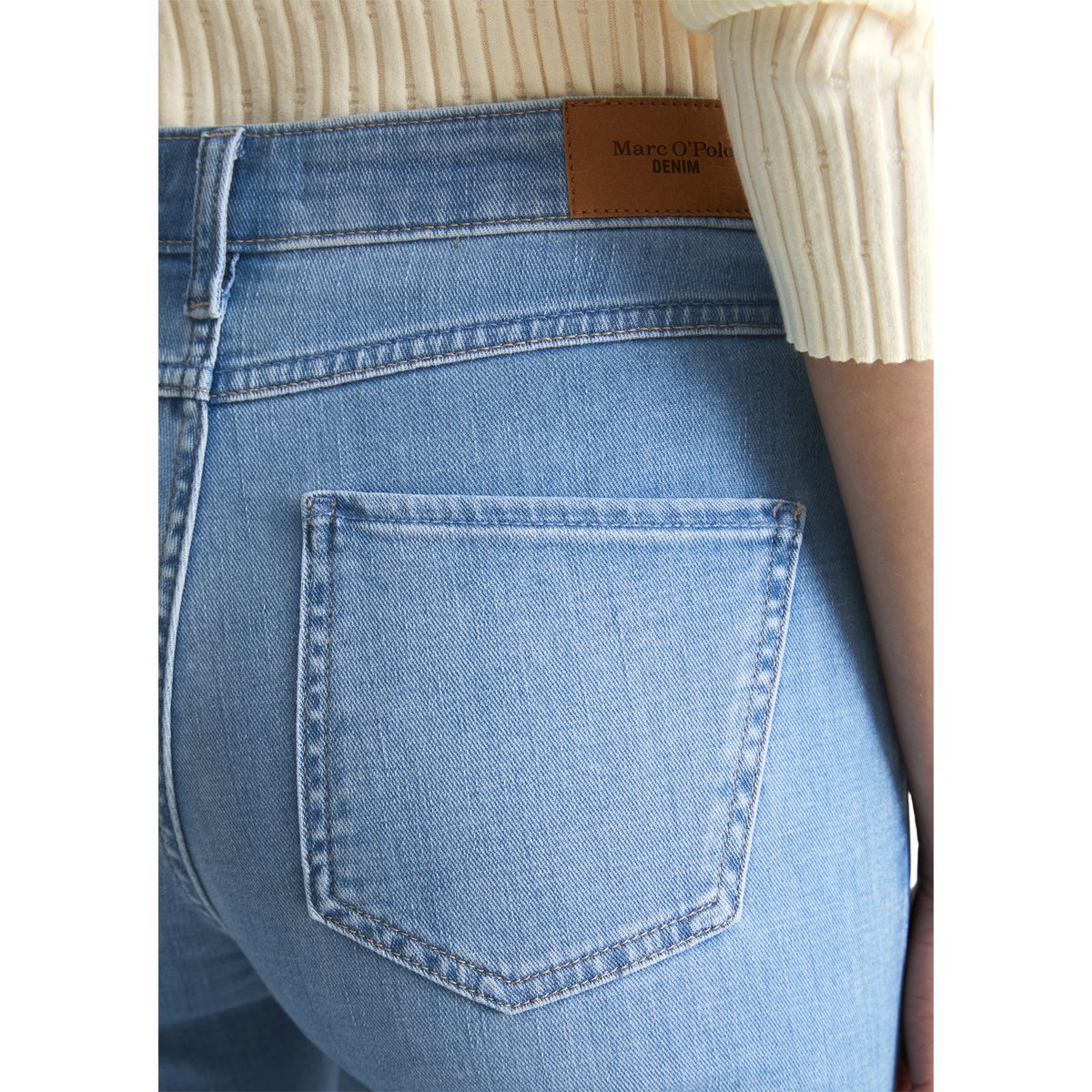 Jeans modèle Kaj skinny en coton bio mélangé bleu clair, MARC O’POLO DENIM