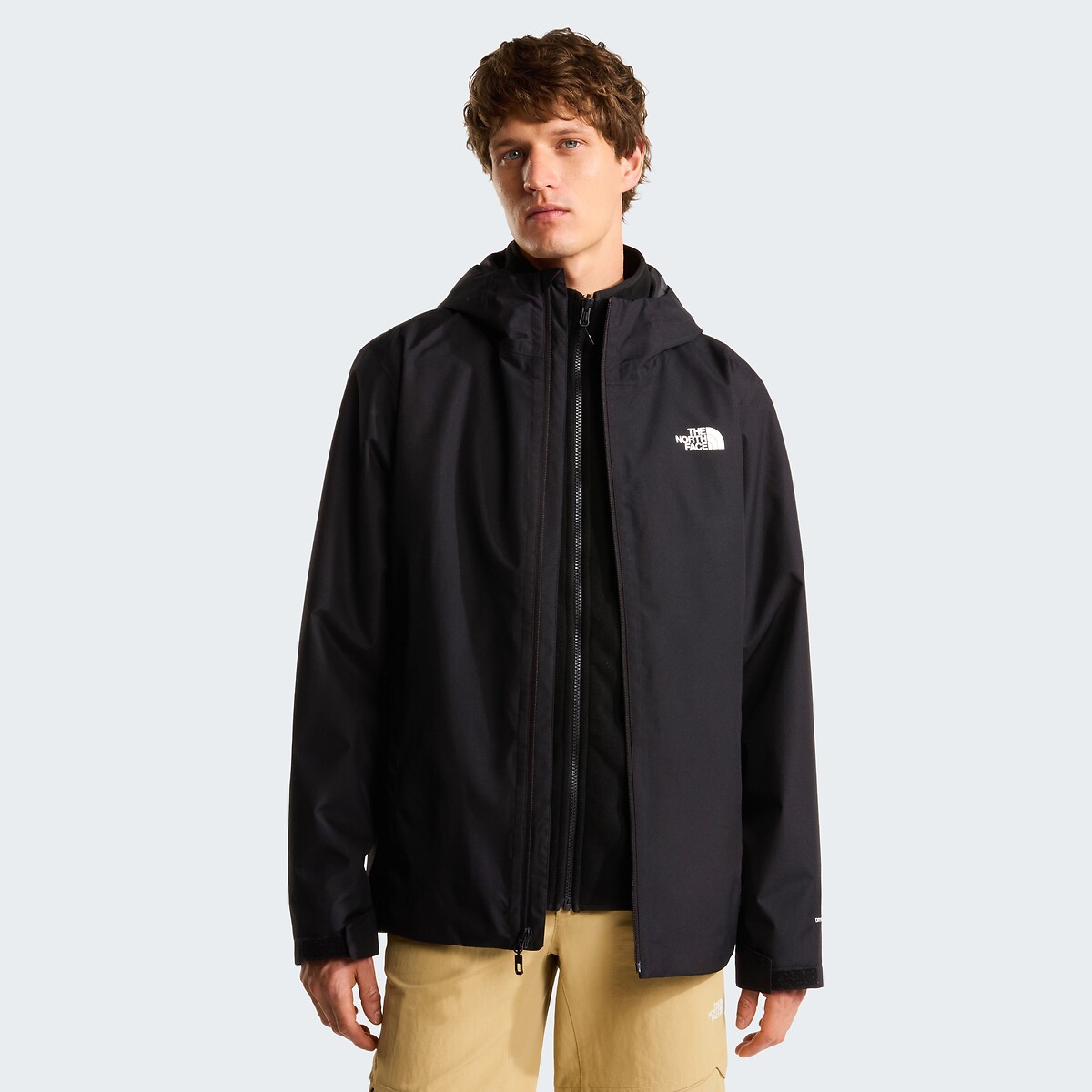 Quest 2-in-1 Hooded Jacket with Fleece black, THE NORTH FACE