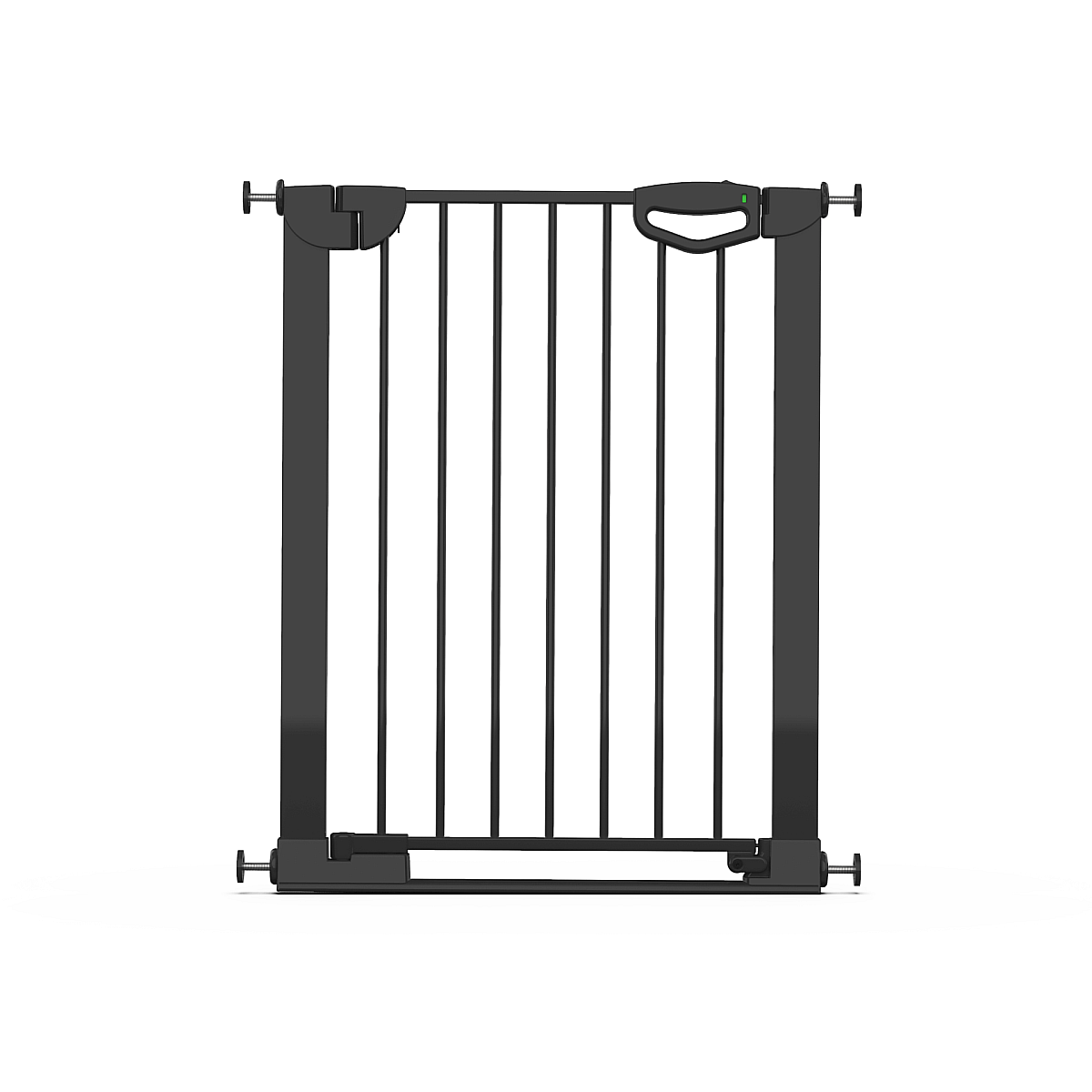 Barrière sécurité Easylock Flatstep 69 cm - 76 cm - Noir couleur unique, GEUTHER