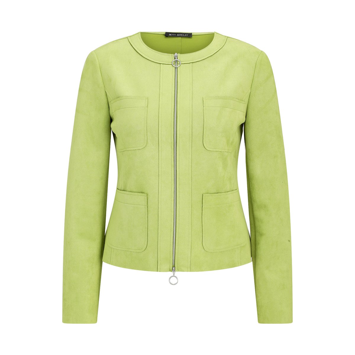 Veste blazer à fermeture zippée fresh moss, BETTY BARCLAY