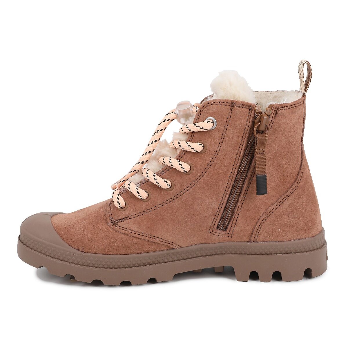 Botins de INVERNO FORRADOS PAMPA HI ZIP WOOL castanho, PALLADIUM