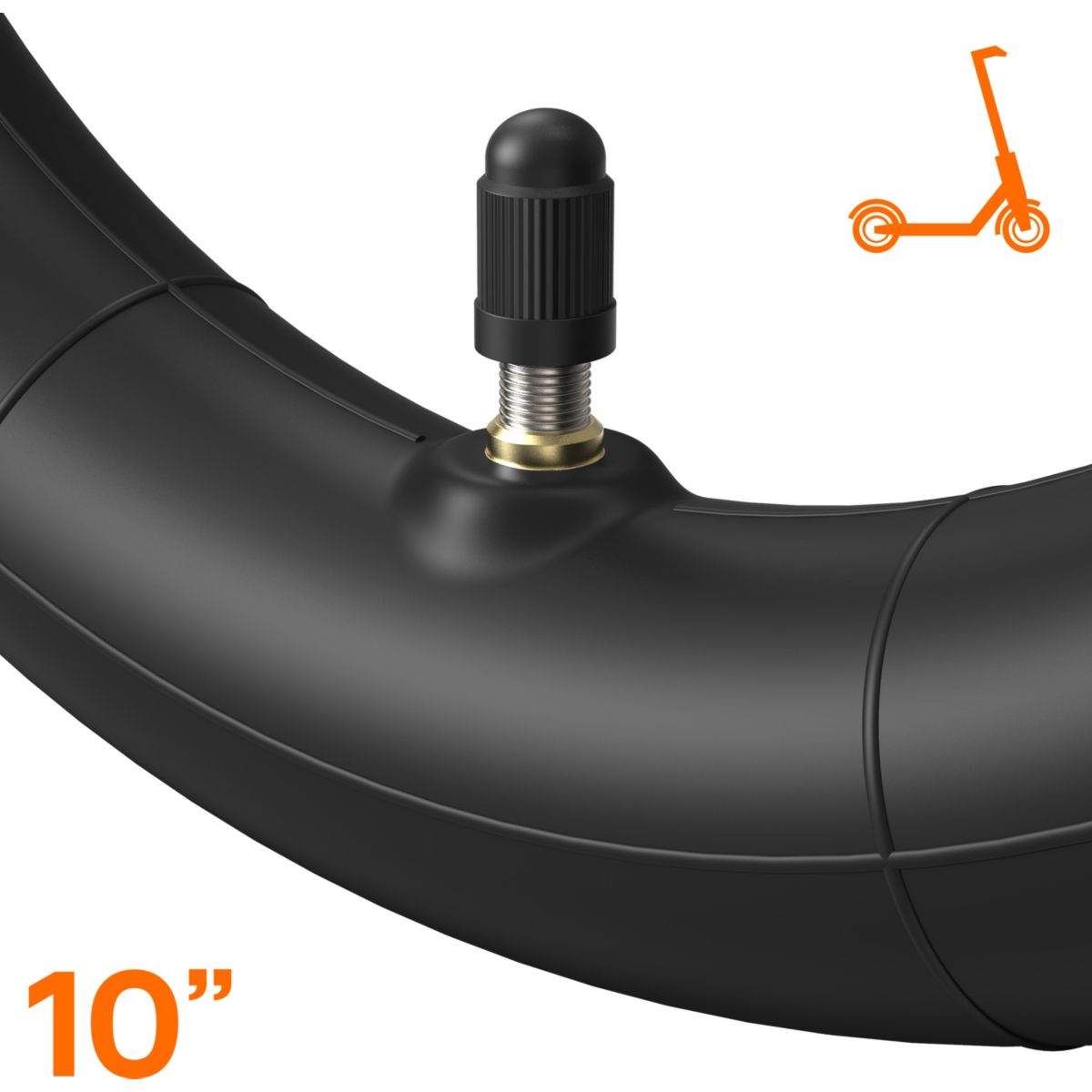 Chambre à air 10'' trottinette électrique noir, CASR