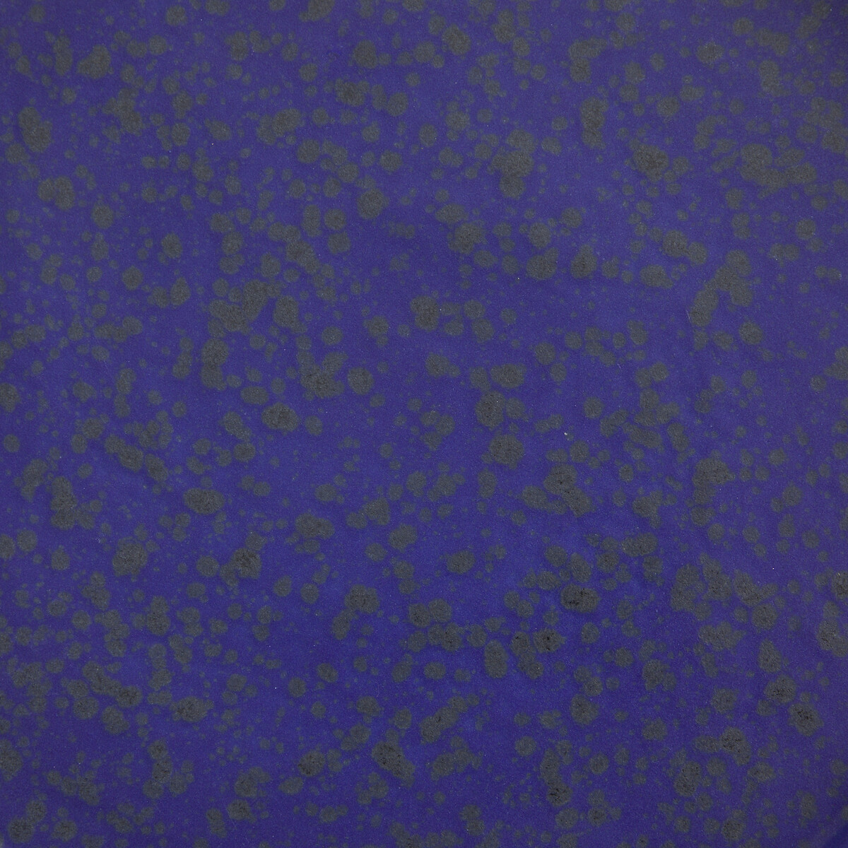Lot 4 assiettes plates, grès émaillé mat, Battica bleu, AM.PM