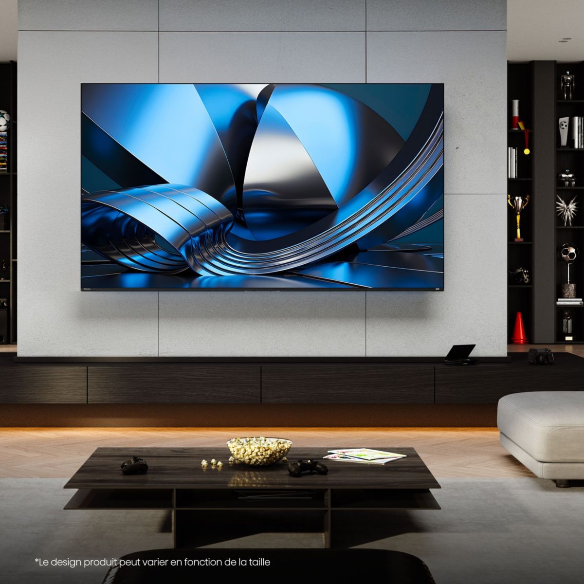 TV Mini LED 55U7SE (2026) 55" (139 cm) couleur unique, HISENSE
