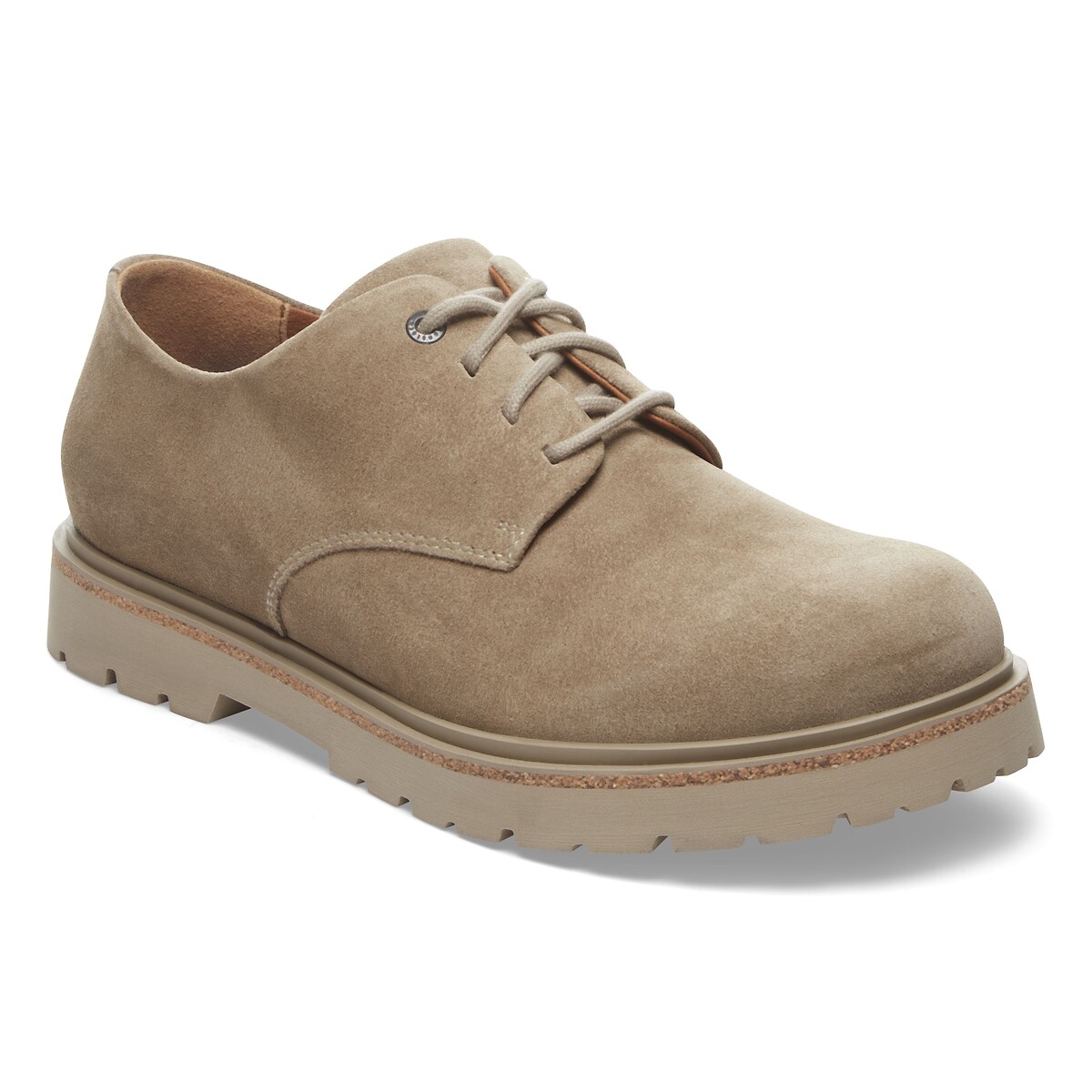 Highwood Lace Low Suede Brogues taupe, BIRKENSTOCK