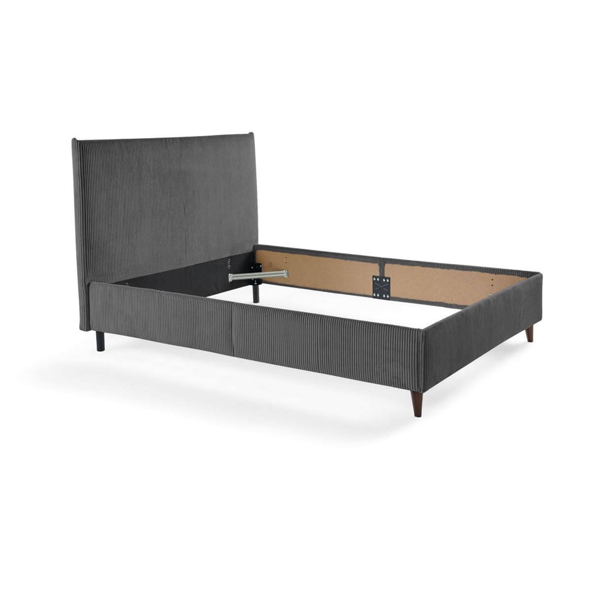 Lit - BOTTICELLI gris anthracite, BEST MOBILIER