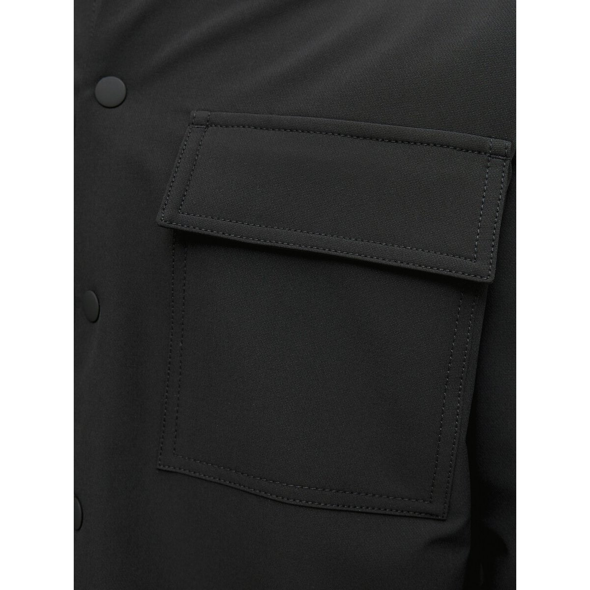 Relaxed fit hemd zwart, JACK & JONES