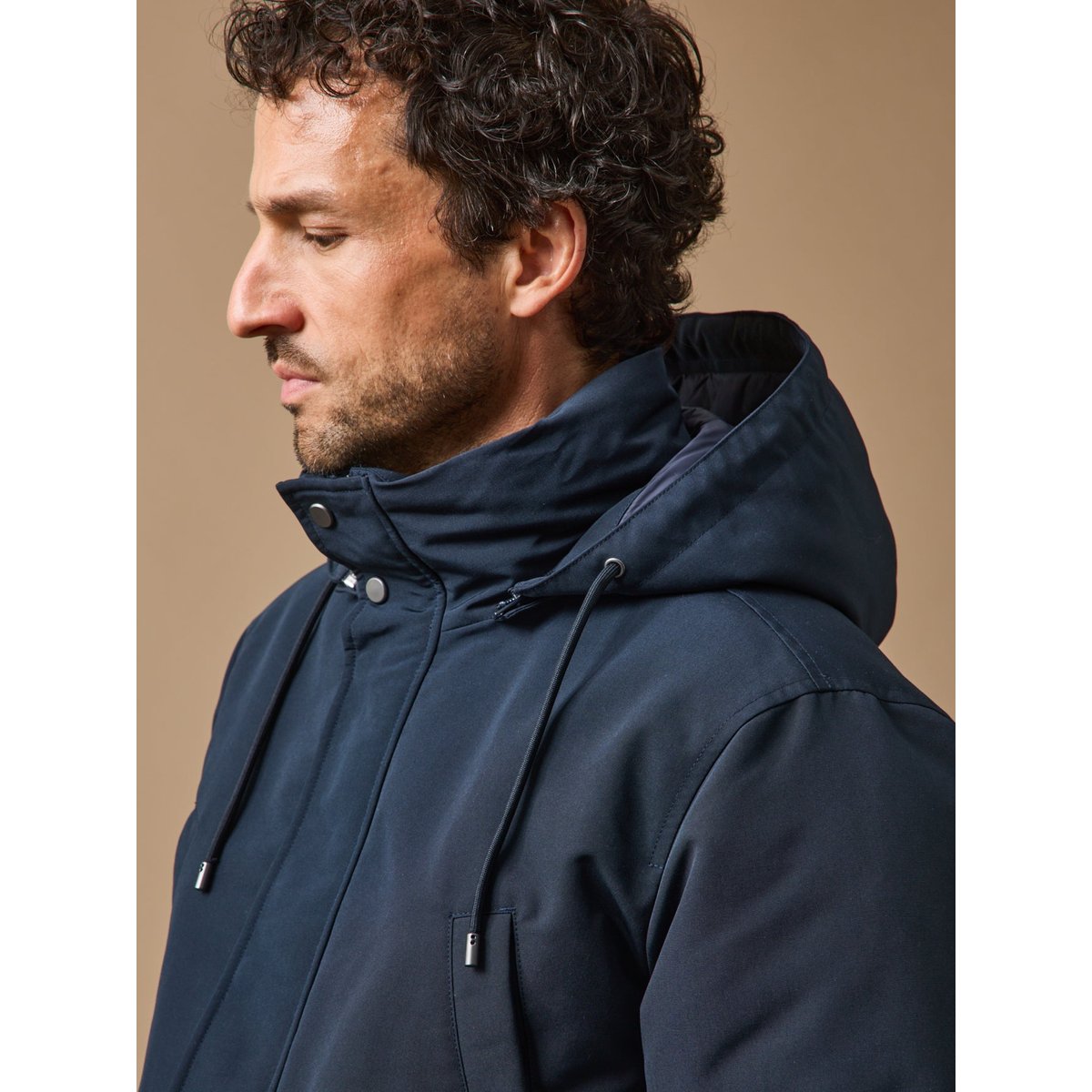 Parka mi-longue encre, CYRILLUS