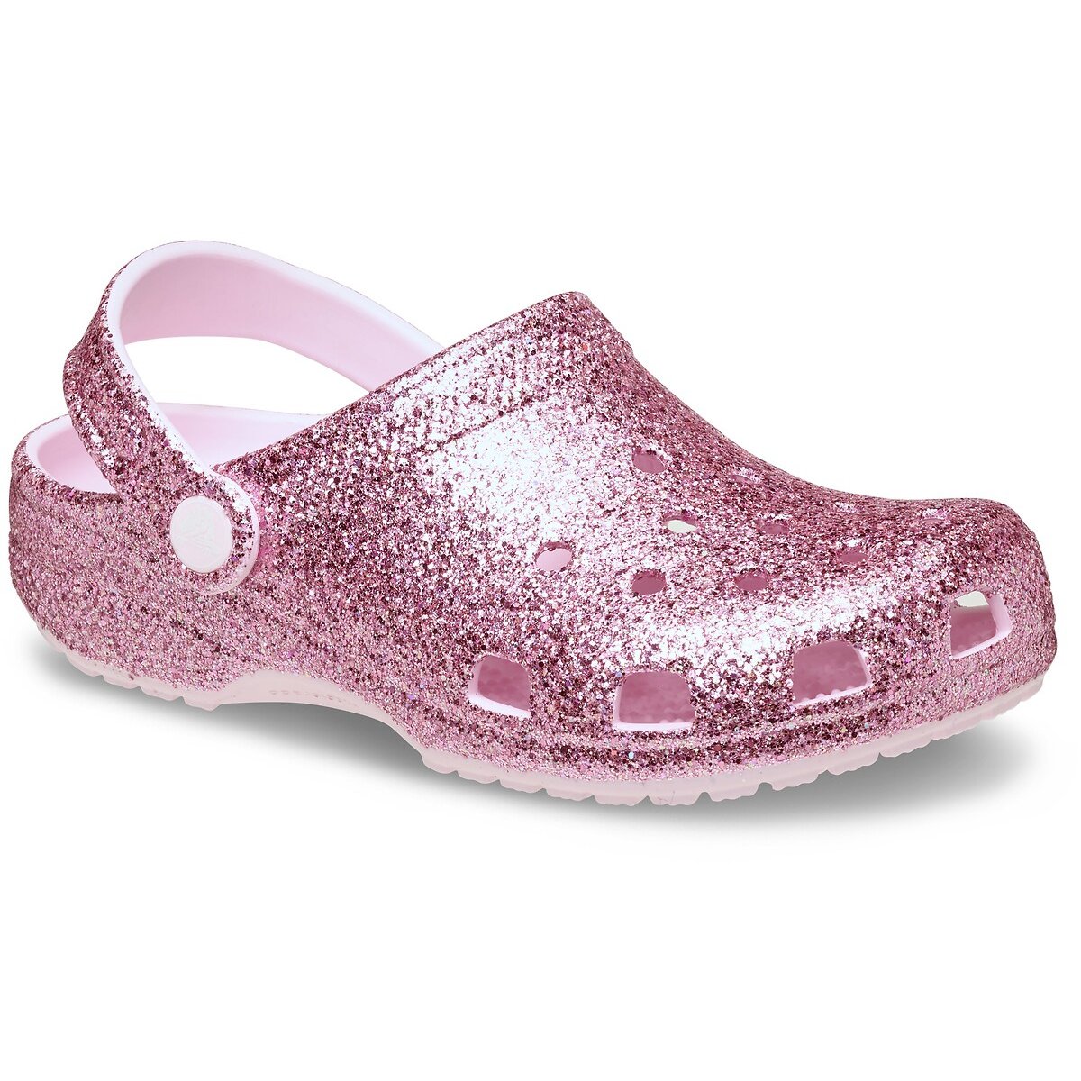 Sabots CLASSIC CHUNKY GLITTER rose paillette, CROCS