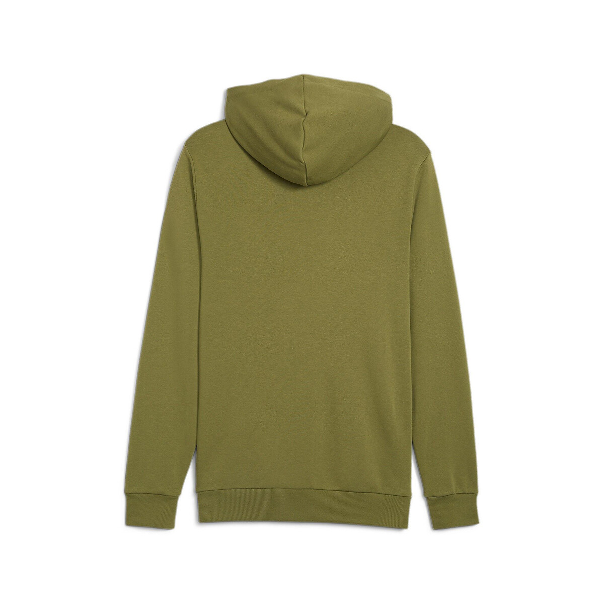 Sweat à capuche essentiel petit logo vert olive, PUMA
