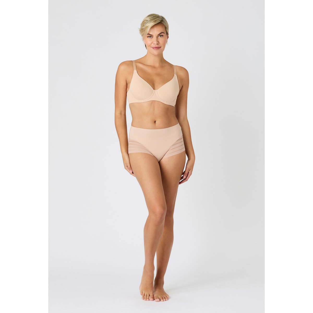 Soutien-gorge bonnets moulés à armatures marron beige, DAMART