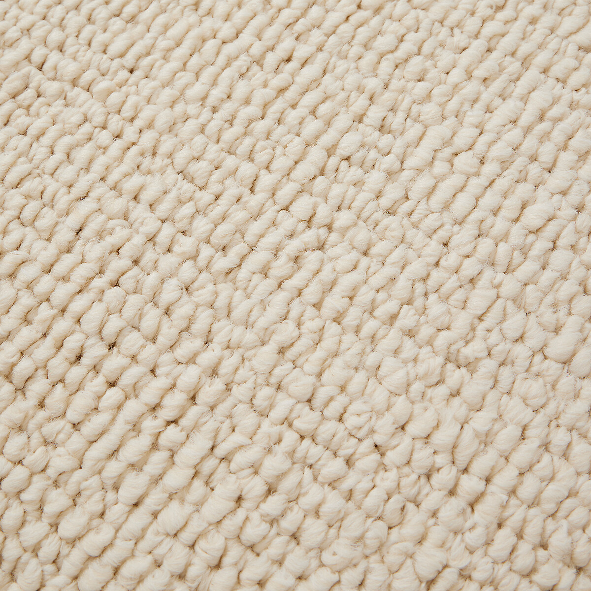 Descente de lit, grosse bouclette effet moquette, CURL ecru, LA REDOUTE INTERIEURS