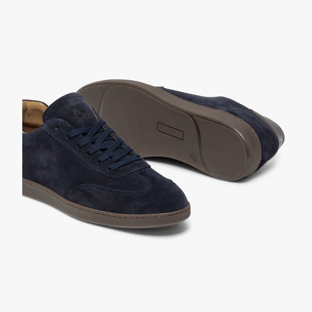 Basket en cuir LIAM bleu marine, BOCAGE
