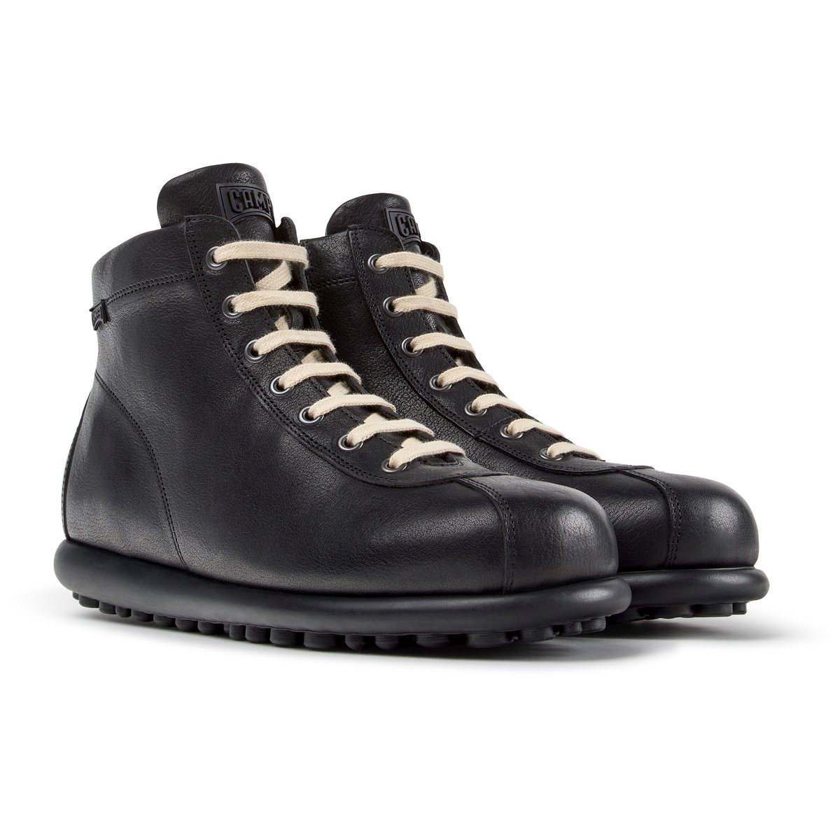 Bottines Pelotas Ariel Smooth Leather noir 001, CAMPER