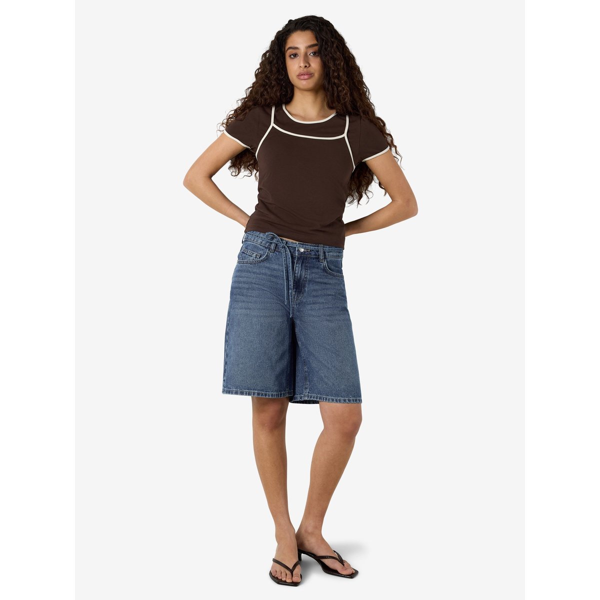 Shorts En Jean medium blue denim, NOISY MAY