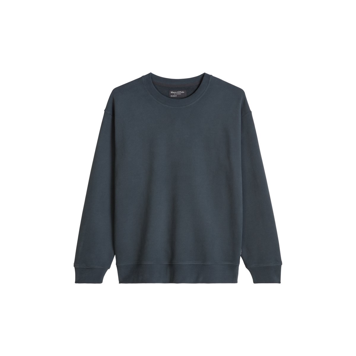 Sweat-shirt relaxed en coton bio régénéré bleu, MARC O'POLO