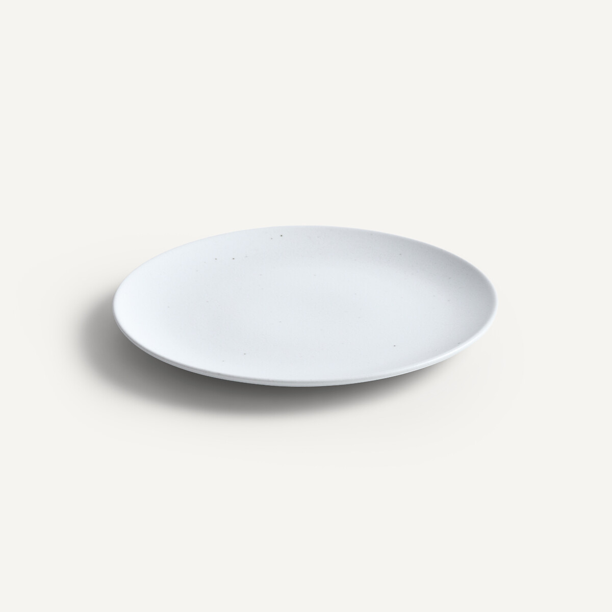 Lot de 4 assiettes à dessert en porcelaine émaillée, RILKA blanc, AM.PM