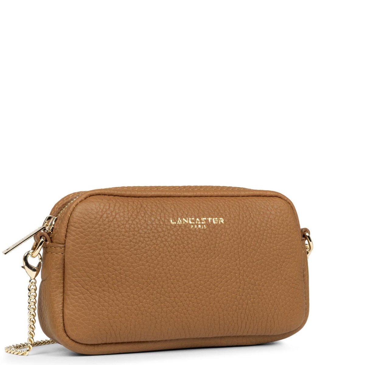Mini sac trotteur, Made in France STUDIO MIMI camel, LANCASTER