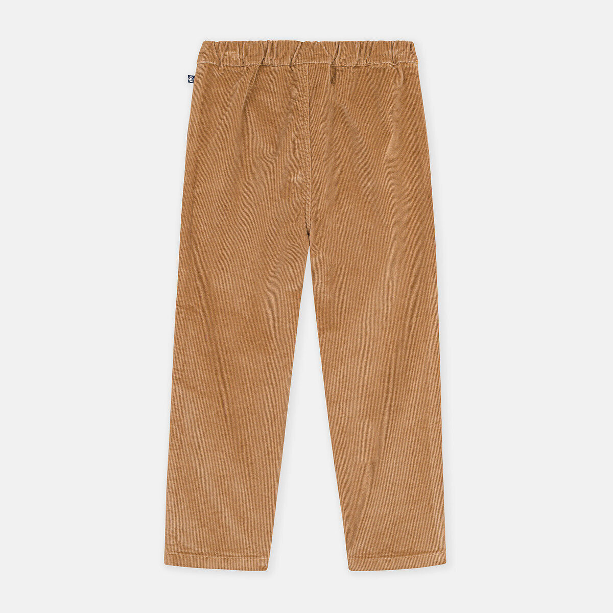 Velour Straight Trousers camel, PETIT BATEAU