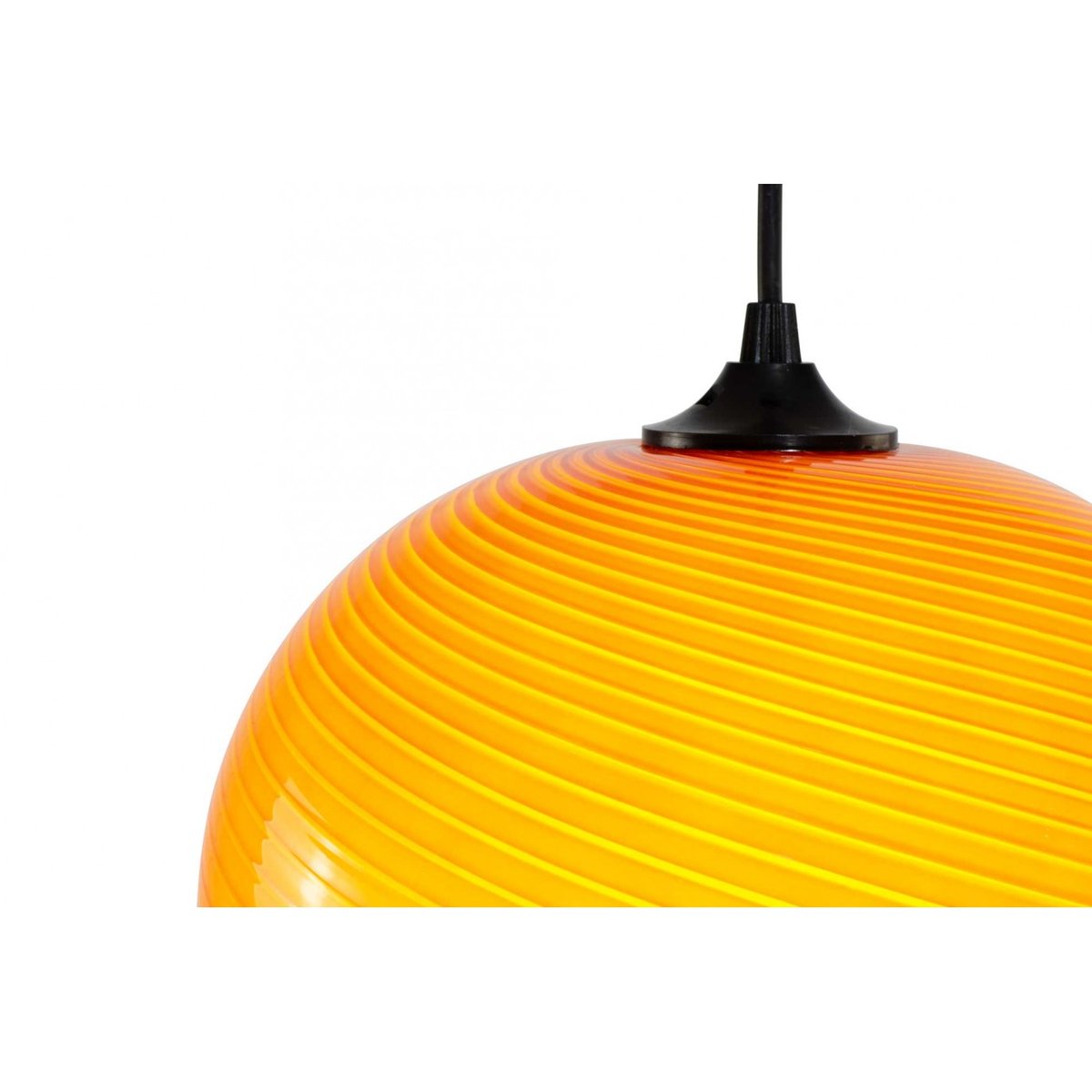 Suspension en verre twisté, PAVLO orange, C-CREATION